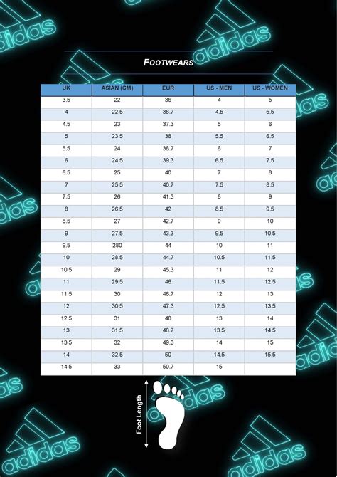 size chart adidas samba.